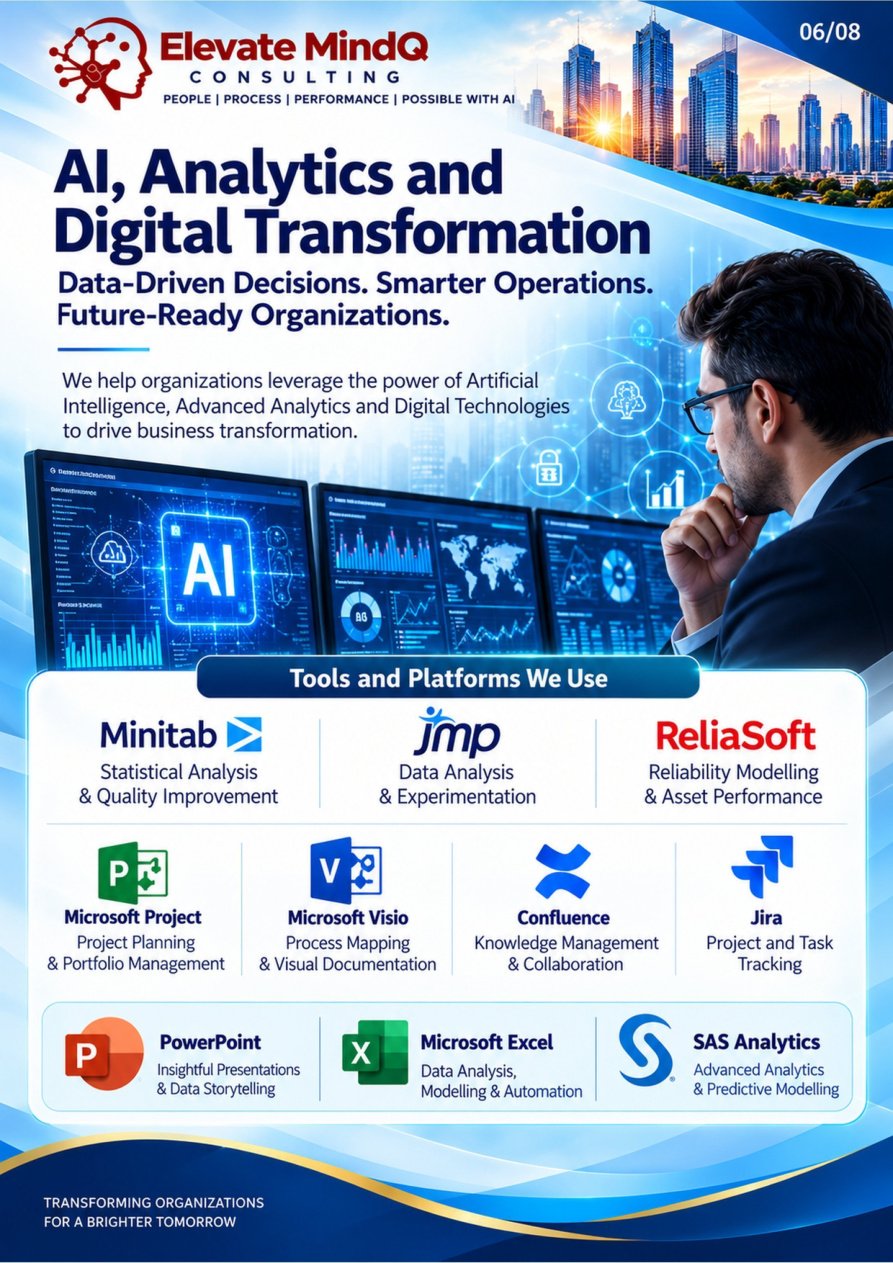 AI, analytics and digital transformation platforms in the Elevate MindQ prospectus